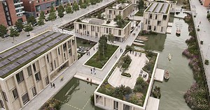 in rotterdam, MAST's floating spoorweghaven district will be the 'largest in europe'