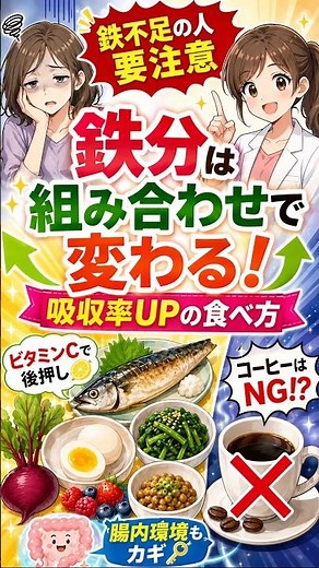 食べ合わせで吸収率アップ！効率的な鉄分摂取と習慣