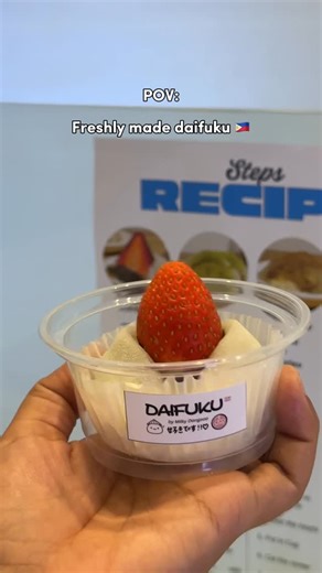 Milky Dangooo on Instagram: "Freshly made daifuku 🇵🇭 #mochi"