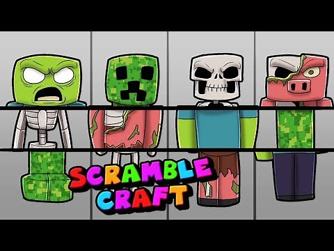Minecraft - RARE MYSTERY MOB DROPS! (Scramble Craft)