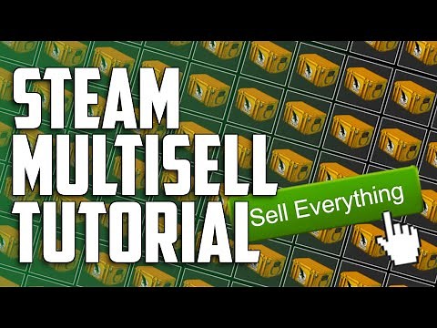 How to use Steam Multisell | STEAM MARKET HIDDEN FEATURE