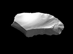 CT-scanned stone tool