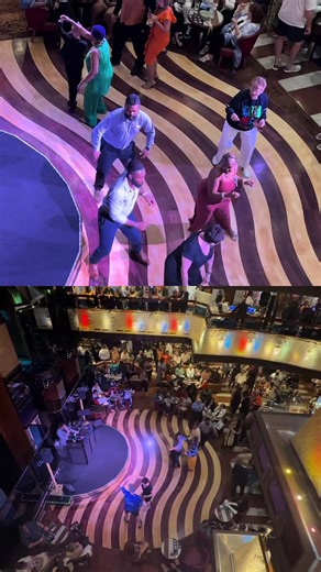 One day I’ll learn line dancing haha #carnivalcruise #motown #fyp