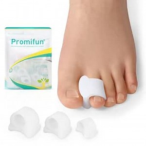 Toe Spacers Correct Toes - 12 Pack Toe Separators for Overlapping Toes Women and Men, Correct Toes, Big Toe Alignment, Bunion Relief, Hammer Toe Straightener(3 Size, White)