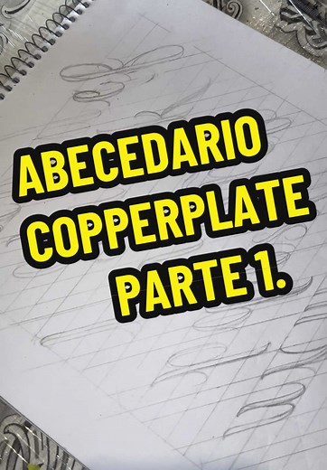 Abecedario Copperplate: Aprende Caligrafía Letras Cursivas