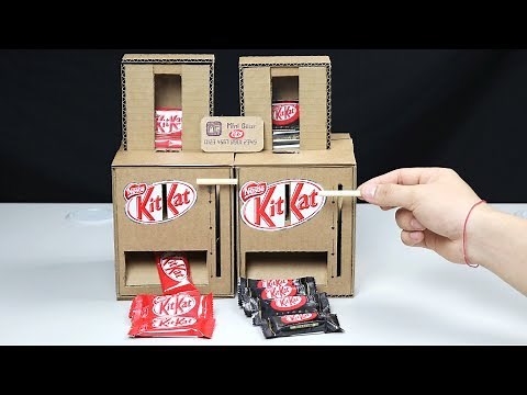 Wow! DIY KitKat Chocolate Vending Machine