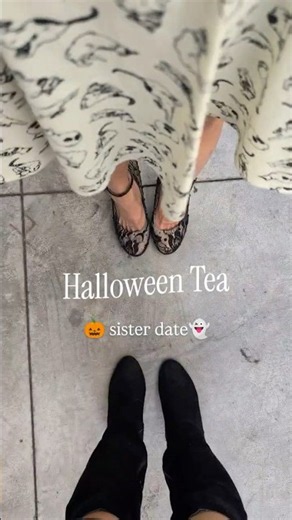 Non-Scary Halloween Date Idea - Halloween Afternoon Tea! 🎃🫖