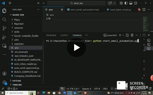 #automation #artificialintelligence #python #buildinpublic #productivity | YOha Ali Azam | 18 comments