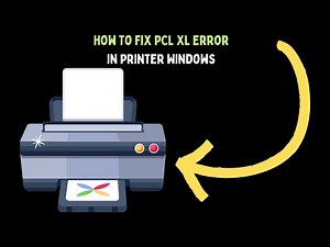 How To Fix PCL XL Error in Printer on Windows 11