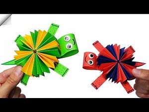 3d paper turtle | Moving paper toys easy