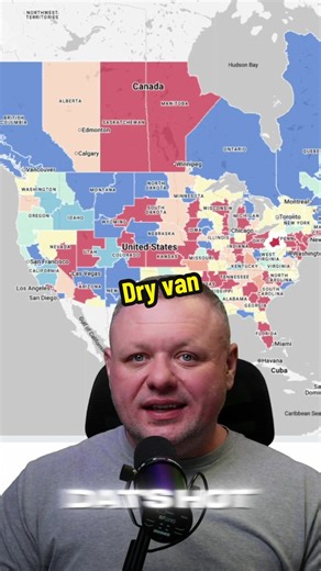 #creatorsearchinsights #trucking Dry van hot market update using the DAT load board market conditions map. I’m breaking down where dry van freight is moving, where capacity is tight, and what lanes are paying right now based on real DAT data. If you want access to the DAT load board and want to support the channel, message me or DM me and I’ll send you the link. This is real trucking market data for dry van carriers, owner operators, dispatchers, and brokers watching current freight trends and r