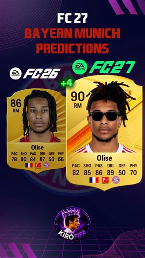 🔴⚪ Bayern Munich FC 27 Ratings PREDICTED | Kane, Musiala, Olise & More – MASSIVE Upgrades! EA FC 27