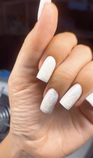 Snow-White Gel Polish | Final Nail Result 🤍✨