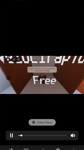 how to get the Scorpios rex roblox badge