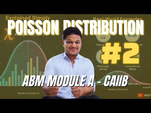 ABM - POISSON Distribution Numerical Part 2 | CAIIB in Hindi