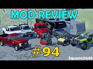 Farming Simulator 19 Mod Review #94 Toy Haulers, 2019 Ford, Forklift, GMC Topkick & More!
