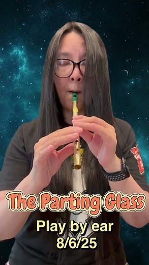 The Parting Glass (Play by ear) 8/6/25 #irishwhistle #music #tinwhistlemusic