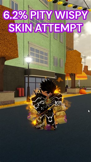 6.2% PITY WISPY SKIN ATTEMPT #yba #roblox #trending #shorts #tiktok #viralvideo #viralshorts #jjba