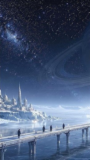 Alien Auroras Over the Archive Planet | Majestic Sci-Fi Ambience