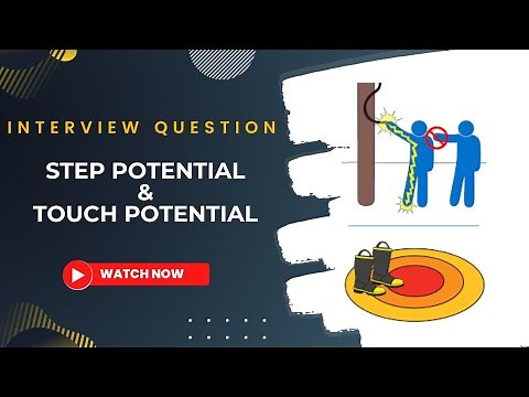 What is Step Potential and Touch Potential? #interviewquestions #electricalengineering