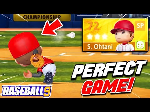 SHOHEI OHTANI THREW A PERFECT GAME IN DEBUT! Baseball 9 Gameplay #20