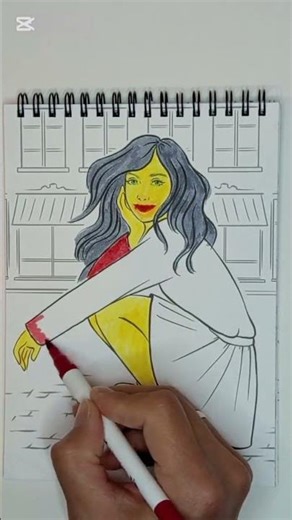 Coloring and drawing #drawing #coloringadventure #draw #art #drawingtutorial #sketch #easydrawing