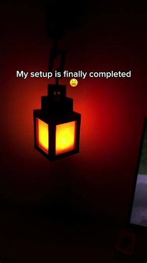 Finally😫 #minecraft #setup #nostalgia #lamp