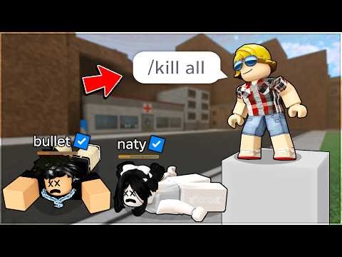 I used "/Kill All" HACK on ADMINS in Roblox (banned)