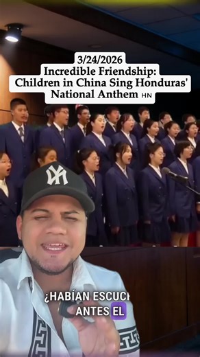 Incredible Friendship: Children in China Sing Honduras' National Anthem 🇭🇳🎤 #CulturalExchange #Inspiration #HumanInterest #fyp #foryou