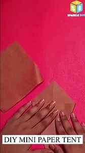 Paper Tent | Fun DIYs and Crafts | Easy DIY Paper crafts | Art and Craft | Sparkle Box