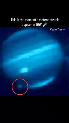 CosmicTheory on Instagram: "Now let me tell you about this meteorite🫡 The 1994 Jupiter impact was a landmark observation in the history of astronomy. It was actually a collision between a comet called Shoemaker–Levy 9 and Jupiter. Comet Shoemaker–Levy 9 was torn apart by Jupiter's powerful gravitational pull, and in July 1994, the pieces crashed into the planet in a series of collisions. The collision lasted for about 6 days, and each piece caused huge explosions in Jupiter's atmosphere. The en