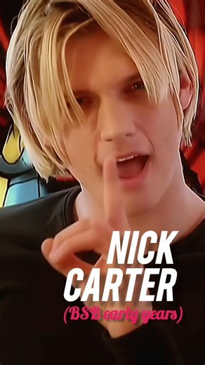 Backstreet Boys Transformation : Nick Carter ✨👱‍♂️| Early Years | Evolution von Nick Carter #shorts