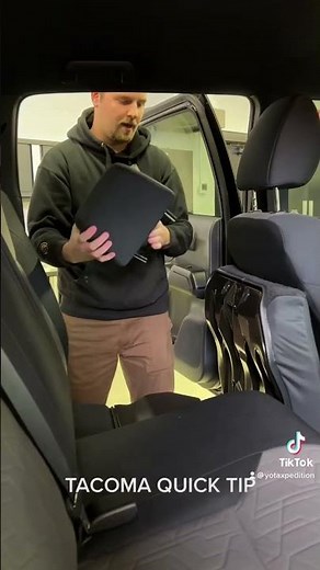 Tacoma quick tip! Rear seat headrests.