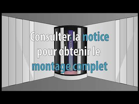 Tutoriel d'installation Cabines de douche Hydro-jet Hammam série GT513 LUTECE.