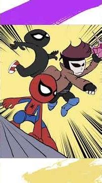 Drawing Practice: Spider-Man x Gambit ⚡🕷️ (Marvel Speed Sketch) #art #illustration