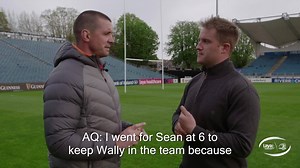 67K views · 100 reactions | Sexton or O’Gara? Rugby returns with the clash between Leinster and Munster at 7.35pm on August 22nd and, in preparation, we’ve taken a look back to hear rugby legends Alan Quinlan and Luke Fitzgerald debate their top combined 15 from both provinces. | Laya Healthcare | Facebook