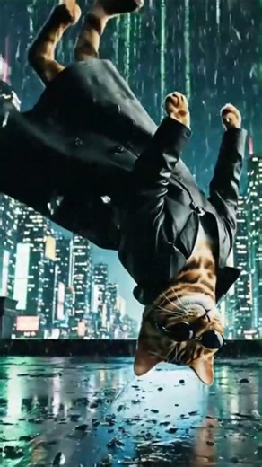 Which Movie Is This Cat Parodying? 😺👇 | Funny Cat Short