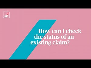 How to check status of existing claim