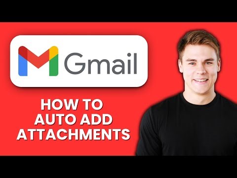 NEW! How to Add Attachments Automatically in Gmail Filters (2025) 📎 | Save Time & Automate Emails