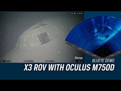 Blueye X3 ROV with Oculus M750d Multibeam Sonar | Blueye Demo