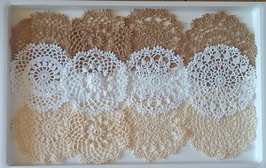 Handmade Crochet Lace Doilies: Cotton Table Decoration, 4 Patterns - Etsy