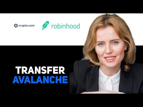 How To Transfer Avalanche From Crypto com To Robinhood 2025