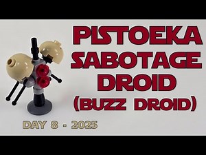 LEGO Star Wars Advent Calendar 2025 – Day 8: Pistoeka Buzz Droid (Set 75418)