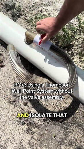 Maintaining Vacuum Pressure: Tuning a Thompson Pump Well Point System with Ball Valves