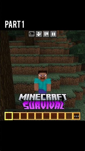 Minecraft Survival Series Part 1 🔥 | First Day Crafting Table, Tools & Sword