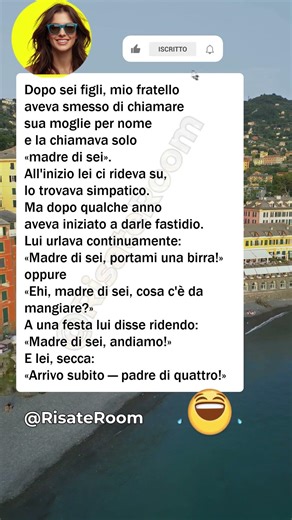👨‍👧 Il soprannome di troppo #barzellette #divertente #umorismo #comicità #risate #italia #perte