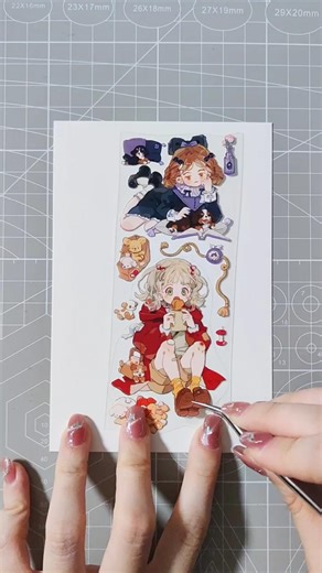 JOURNAL Little Red Girl | Trang trí sổ tay