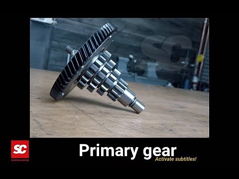 Scooter Center Tutorial Vespa PX - Primary gear Vespa (activate subtitles)