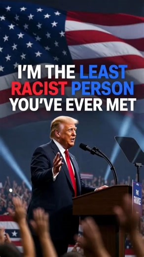 “Donald Trump Rally 2026 – ‘I’m the Least Racist Person You’ve Ever Met’ 🇺🇸 | Viral Short”