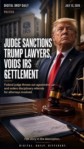 Judge Voids Trump IRS Settlement, Sanctions Attorneys in Federal Court Rebuke